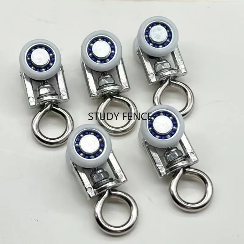 

10/20/30 шт. металлические универсальные подвесные колеса для раздвижных дверей, гусеничное колесо для окон, шкив, бытовая фурнитура, аксессуары для окон