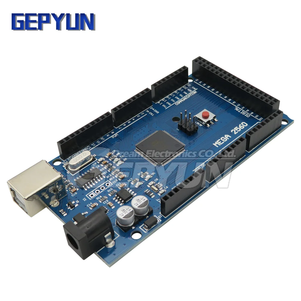 MEGA2560 MEGA 2560 R3 (ATmega2560-16AU CH340G) USB-плата AVR, совместимая для Arduino