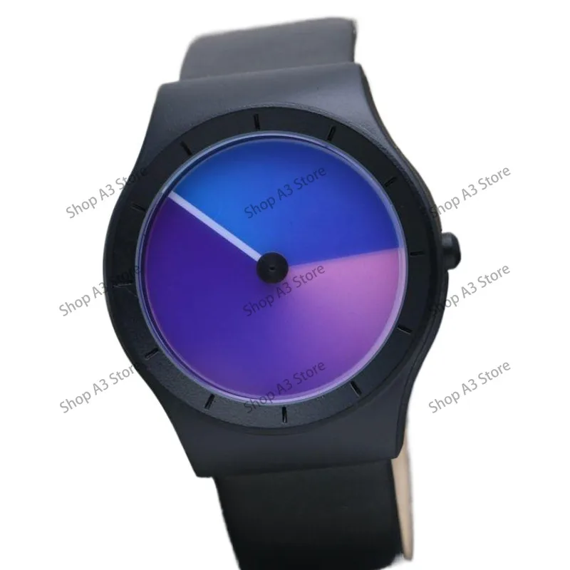 Student simple new concept  trendy men trendy women fashion versatile belt quartz hand neutral wind personality