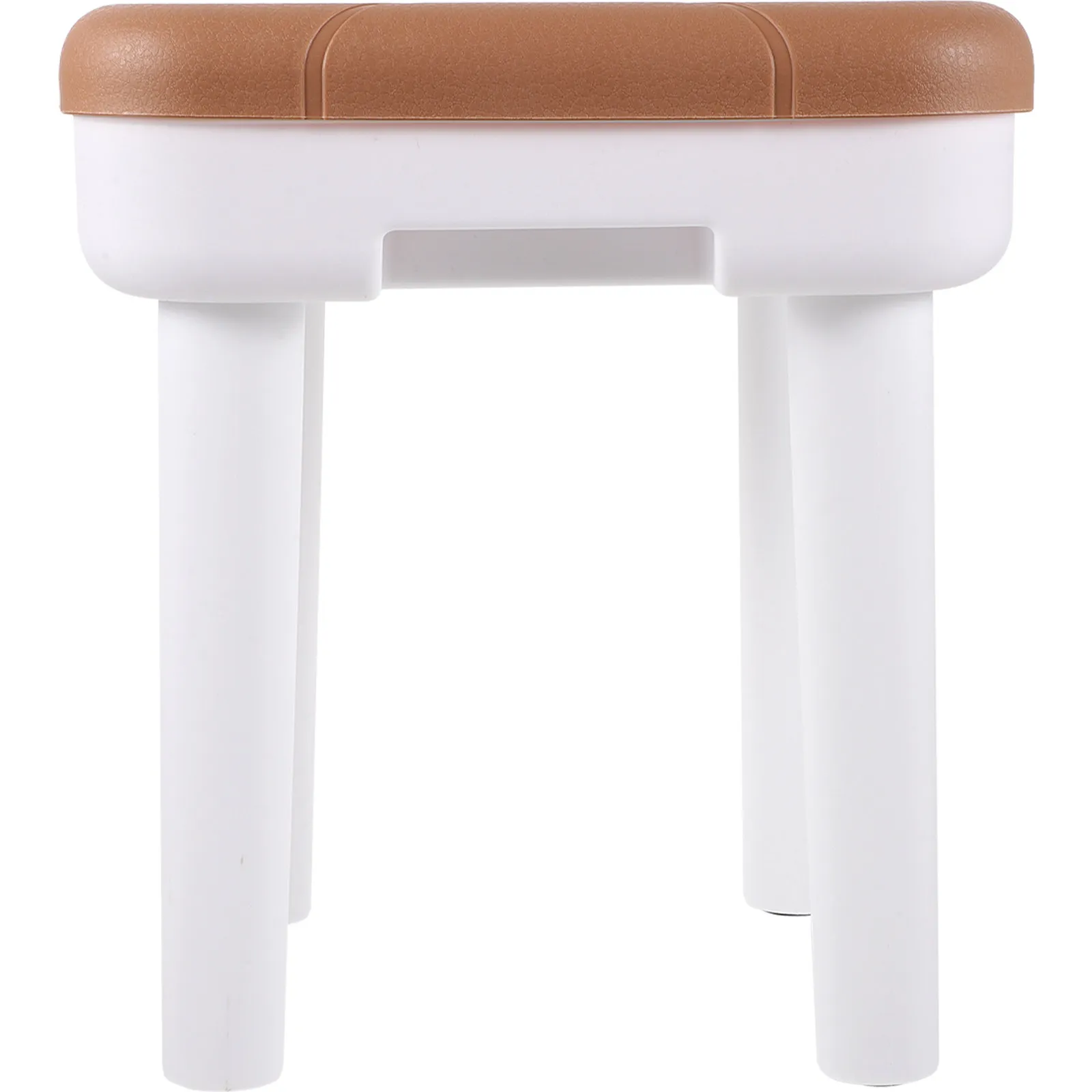 Sturdy Step Stool for Kids Anti-Slip Base Imitation Soft Rounded Edges Comfortable Foot Rest Home Shoe Changing Low