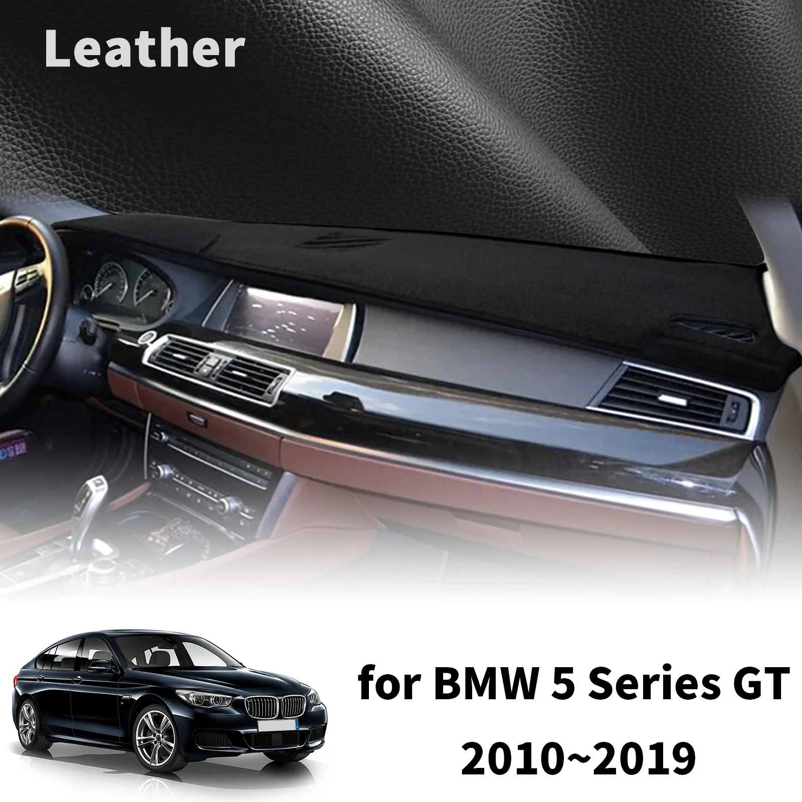 for BMW 5 Series GT F07 2010 2011 2012 2013~2019 Car Dashmat Dashboard Cover Pad DashMat Sunshade Protective Carpet Accessories