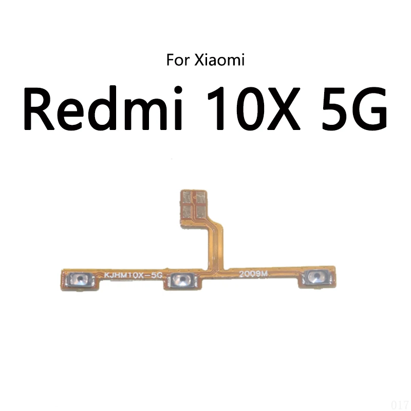 Power Button Switch Volume Mute Button On / Off Flex Cable For Xiaomi Redmi 10 10A 10C 10X 4G 5G