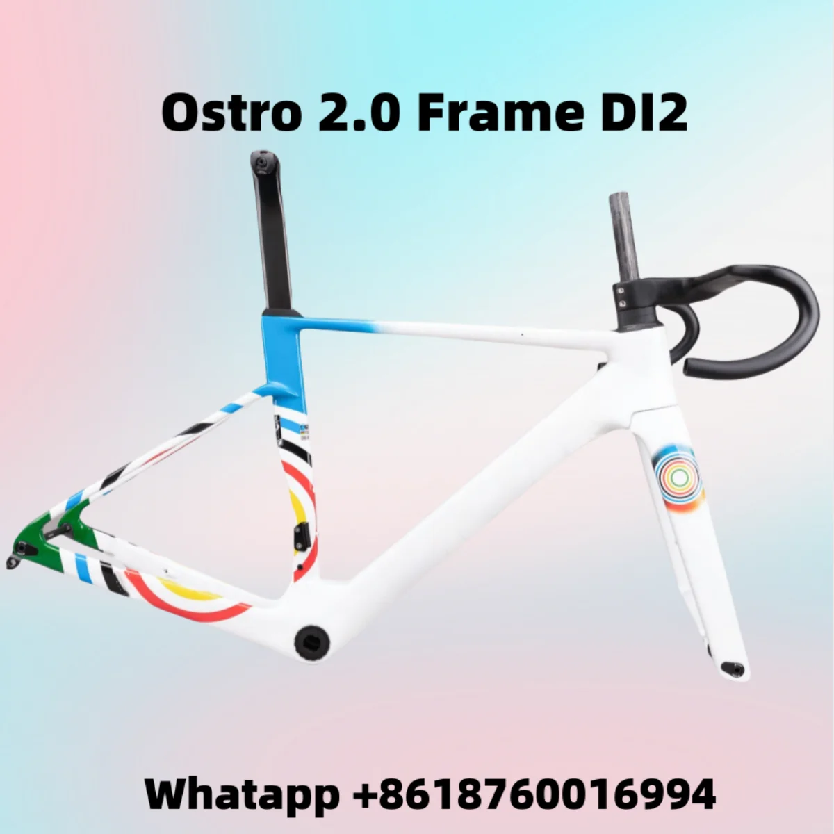 

Рама Ostro 2.0 DI2, глянцевая или матовая карбоновая велосипедная рама, 26 цветов