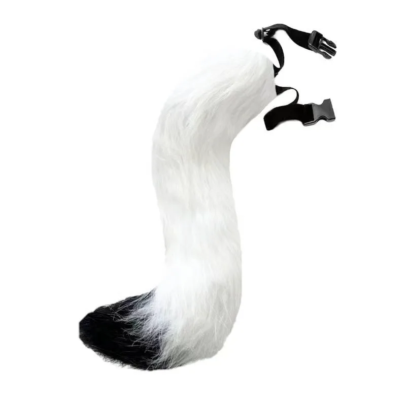 New! High Quality For Props Cat Fox Plush Tails Role Play Halloween Party Accessories Anime Animal Tail Cosplay Costumes