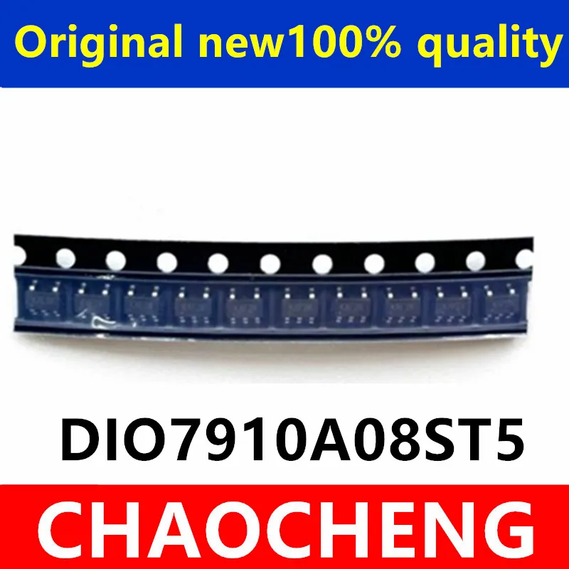 （10pcs）DIO7910A08ST5 KA Silk screen KAD** LDO 0.8V SOT23-5 chip