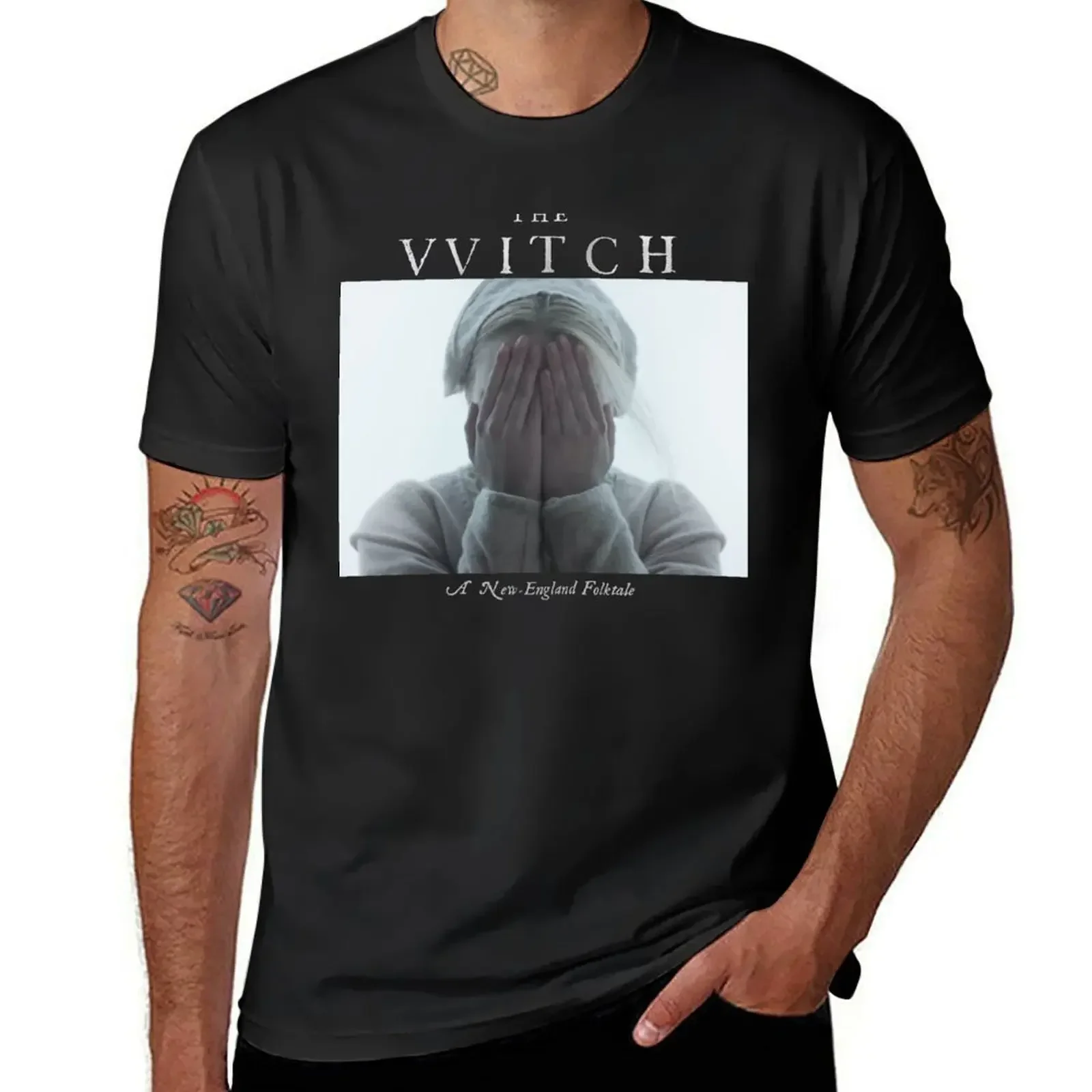 THE VVITCH // THE WITCH - peek-a-boo T-Shirt Aesthetic clothing vintage graphic tee blue archive Short sleeve tee men