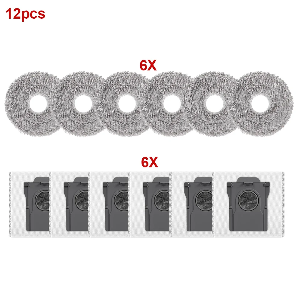 Dweildoeken Stofzak Vacuümonderdelen Voor Dreame X30/X40/X50 Ultra S10/S30 Pro Ultra L10s Pro Ultra L40S Pro Ultra L50 Pro Ultra