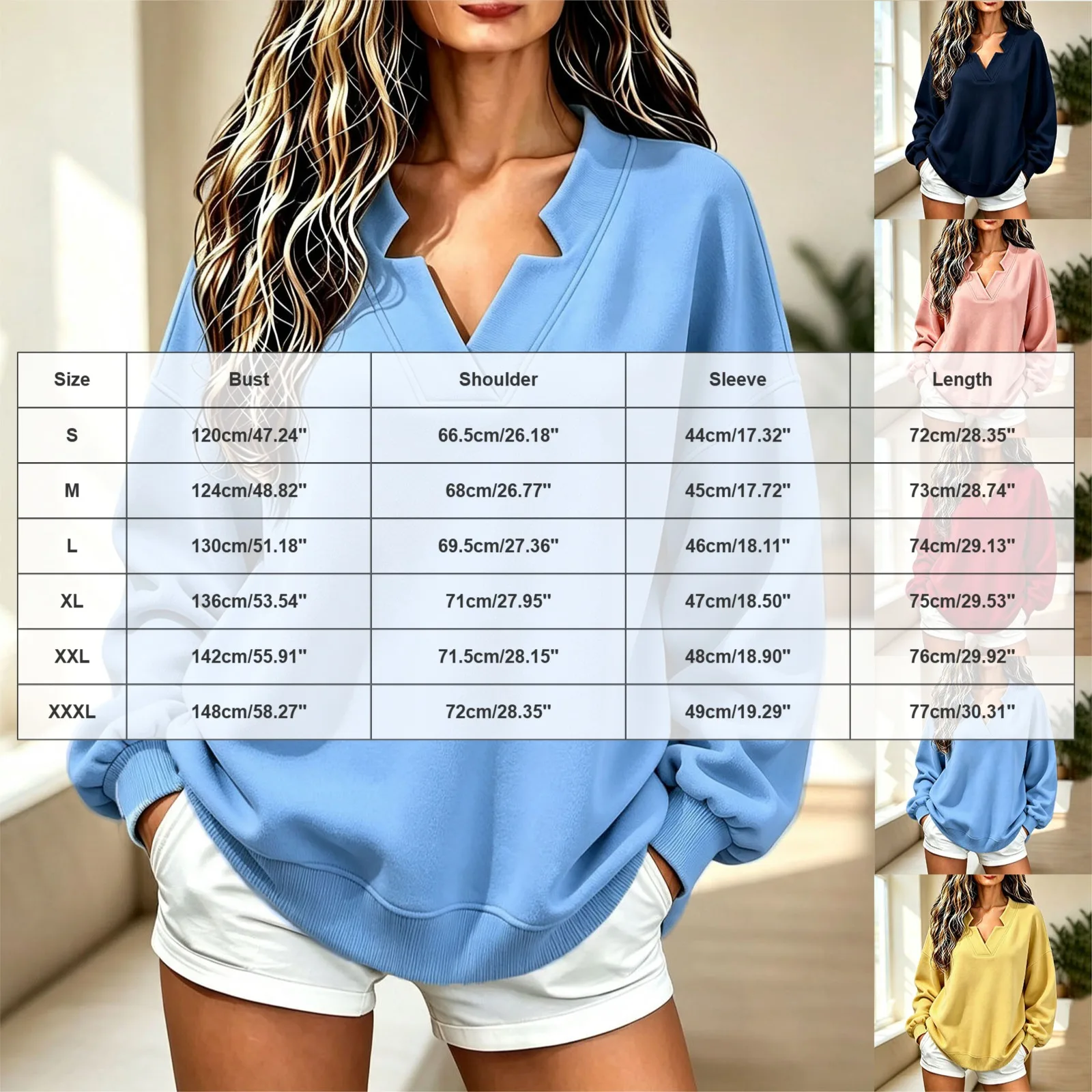 Womens Casual Long Sleeve Tee Shirts Crew Neck Sweatshirts Pullover Tops For Women Lady Zip up Hoodie