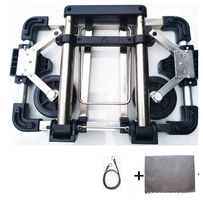 Folding small trolley, ultra-small trolley cart, portable trolley, home shopping, pulling goods, travel tow