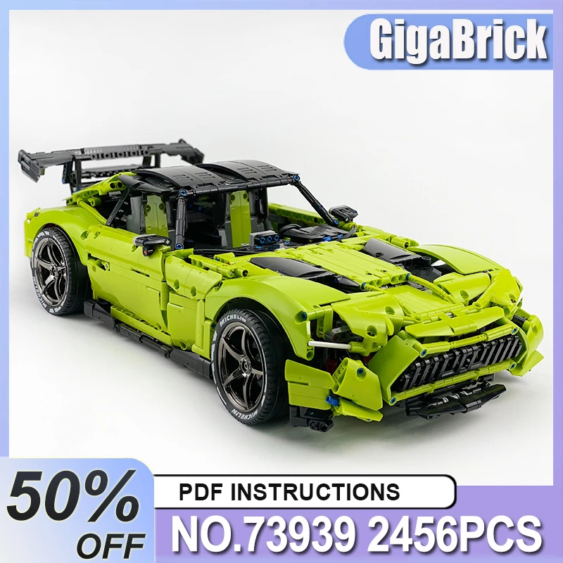 

DIY Toys Assembly MOC-73939 Technical Super Sprots Car Model Building Blocks Brick Birthday Christmas Gifts For Kids