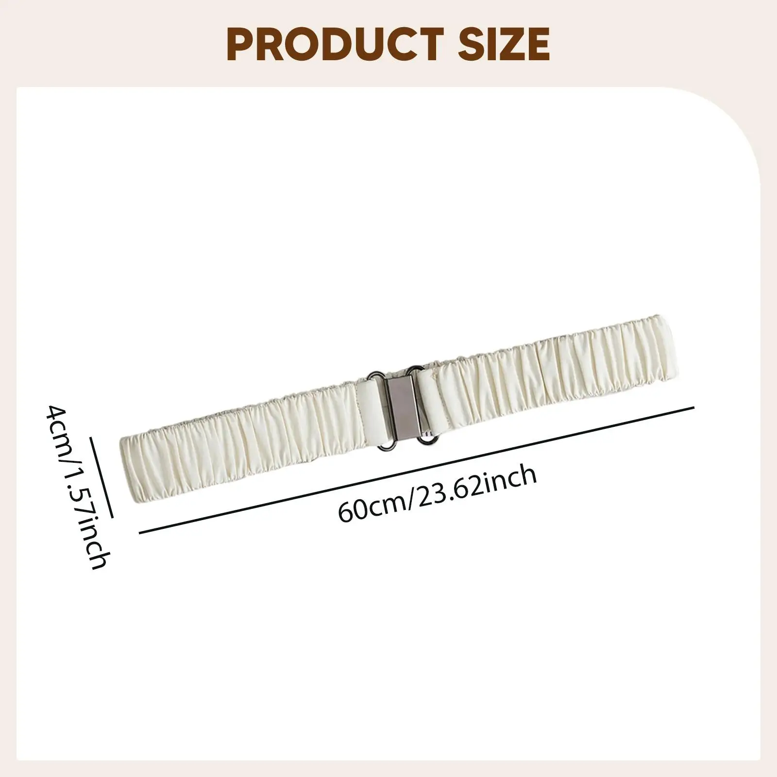 حزام خصر مرن للنساء متعدد الاستخدامات قابل للتمدد لسترة الشتاء الخارجية معطف منتفخ #6