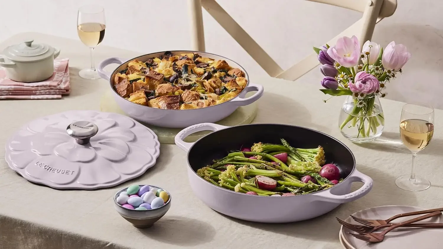 Petalo di ghisa smaltato esclusivo qt., rosa conchiglia