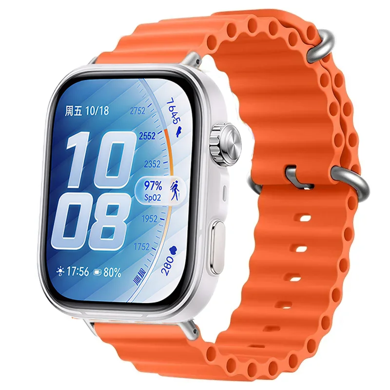 Ocean Silikonarmband für Huawei Watch Fit 5-5Pro Band Smartwatch Ersatz-Sportarmband Huawei Watch fit4-4Pro-3 Zubehör
