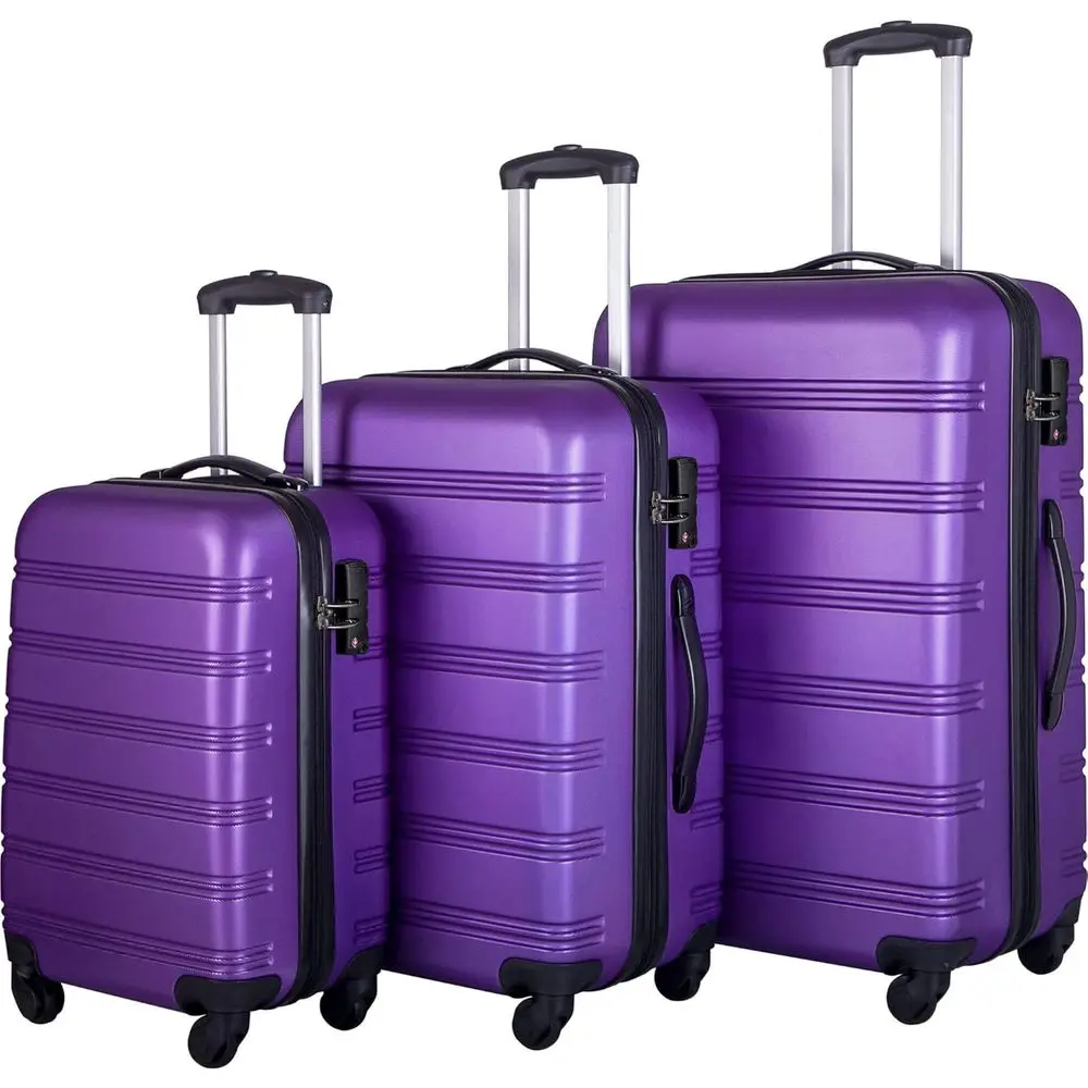 

3-Piece Hardshell Spinner Luggage Set - 20, 24, 28 with TSA Lock