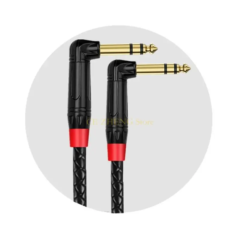 E56B instrumento 1/4 polegadas 6,35 mm interconexão estéreo masculino Linha 6,35 mm