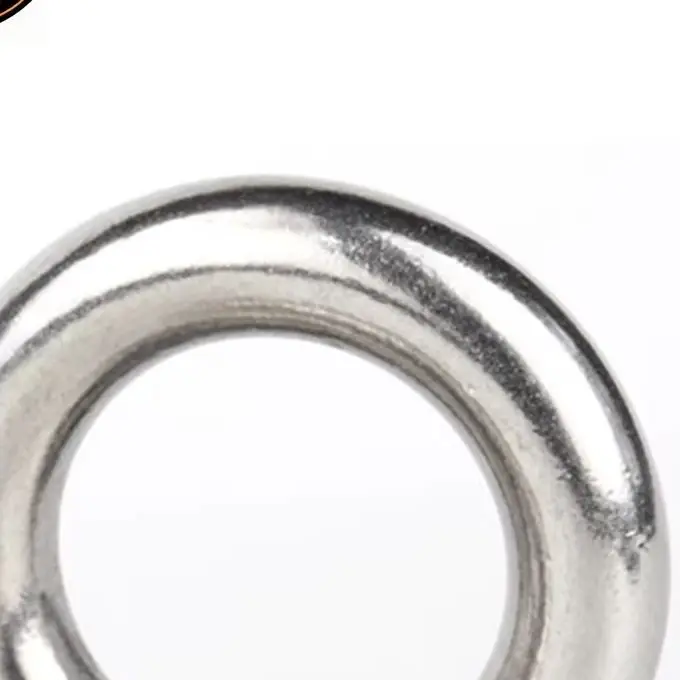 1-2Pcs M3-M12 Lifting Eye Nuts/ Screw 304 Stainless Steel Ring Eyebolt Ring Hooking Nut Screws