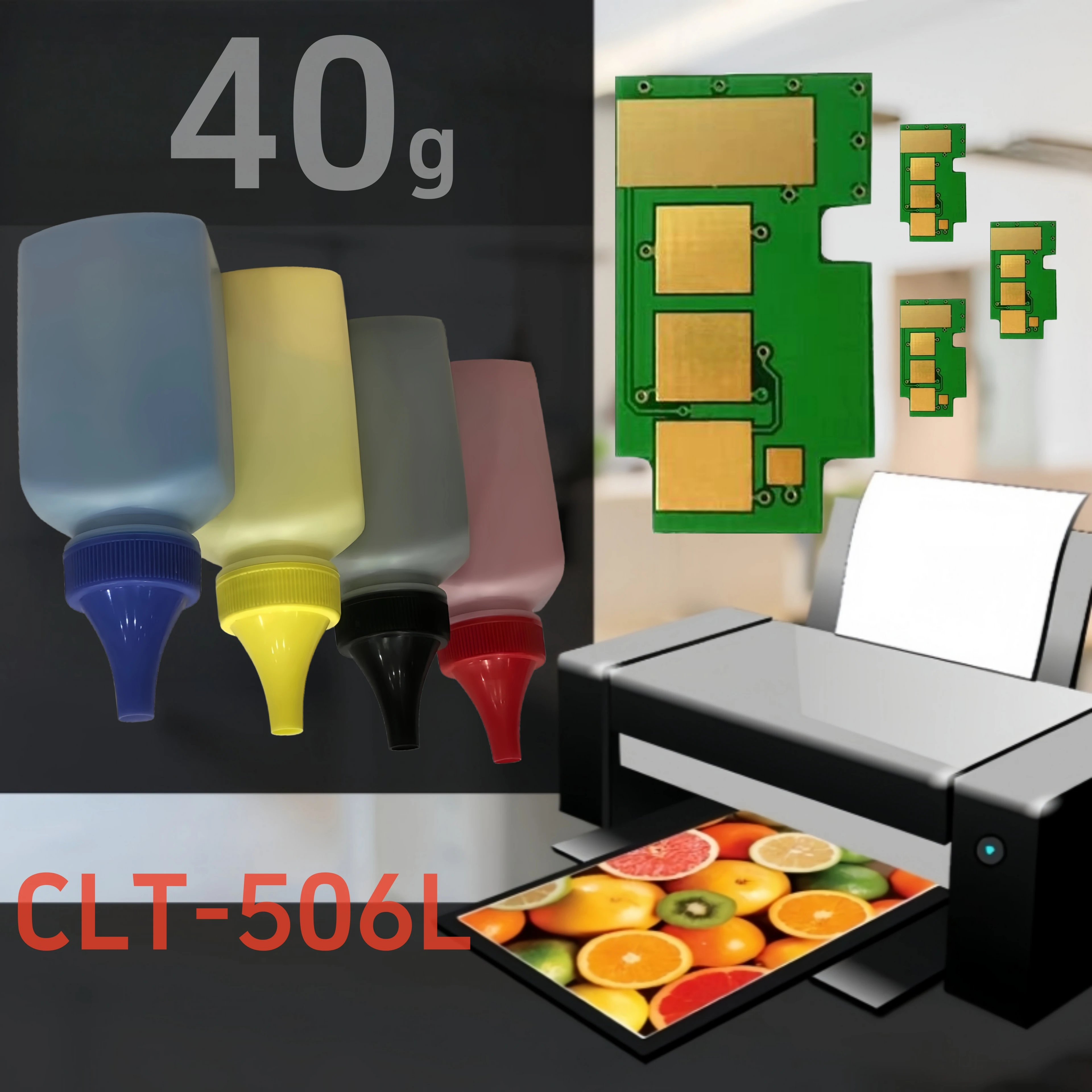 CLT-506L CLT 506L Tonerpulver und Chip kompatibel für Samsung CLP680 CLP680 680DW 680DN CLX-6260FR CLX 6260 6260FD 6260FW