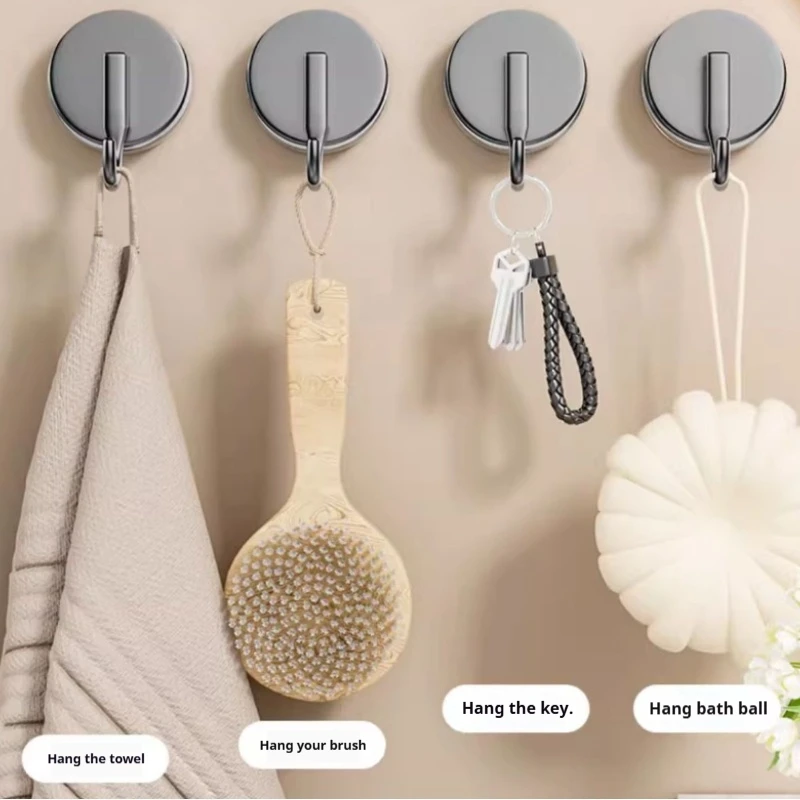 Vacuum suction cup hook non perforated detachable waterproof and traceless suitable for bathrooms kitchens balconies
