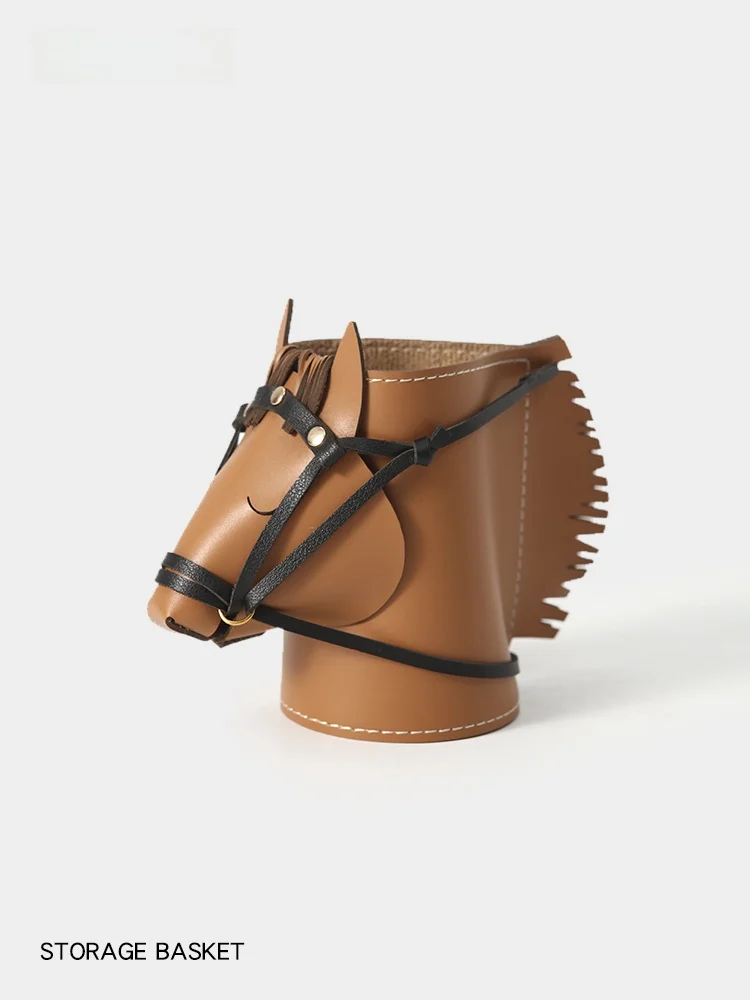 nordic-luxury-head-shape-pen-holder-creative-leather-desktop-storage-high-end-office-stationery-organizer-decorations