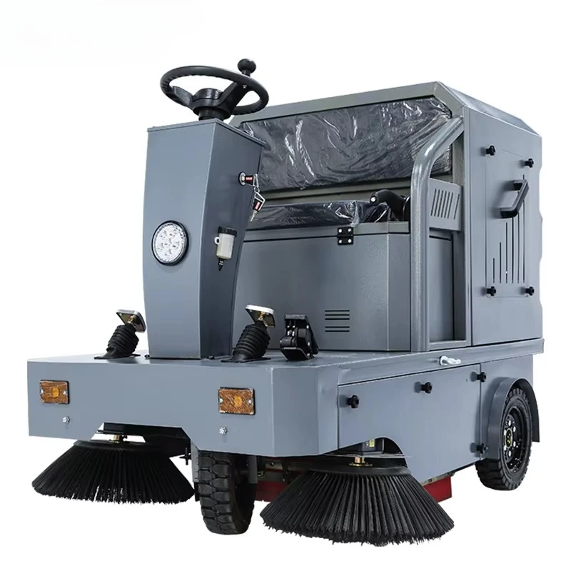 1400mm Clean Width Electrical Street Floor Cleaning Machine Reliable Quality Suction Street Sweeper Runway Road Sweeper for Sale