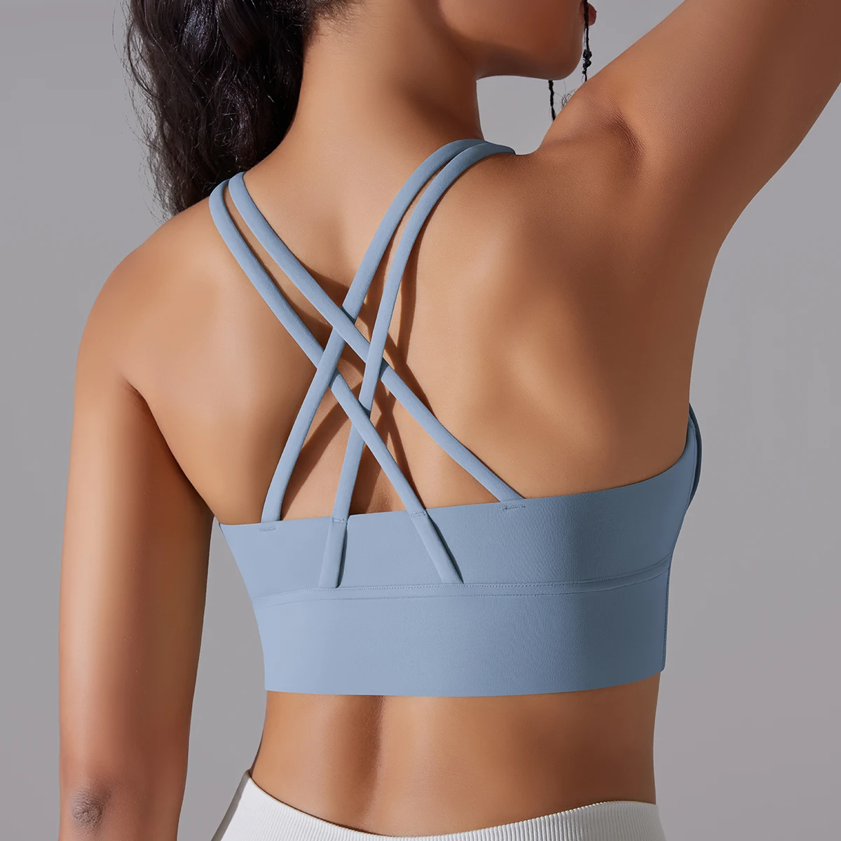 Frauen Yoga BraTank Tops für Fitness Nacktes Gefühl Sport Bh Gym Weste Frauen Leibchen Workout Unterwäsche Sportswear Outfit – Detail 35