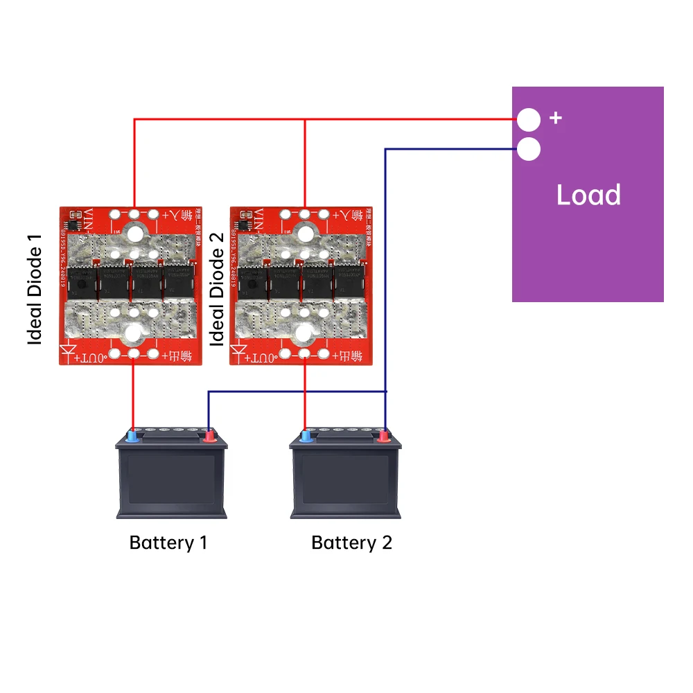 Ultra-Low-Dropout, 100 A, hoher Strom, ideales Diodenmodul, keine Erdung, keine Vorwärtsspannungsgrenze, Anti-Backfloding-Lademodul – Detail 12