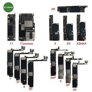 Beschädigter Motherboard zum Üben für iPhone 6 6s 6sp 7 7p 8 8p XR 11 Volles Motherboard -Demontage -Training für technische Skills 10 Hauptverkaufsplatten iPhone 7 Basis 7 - №8