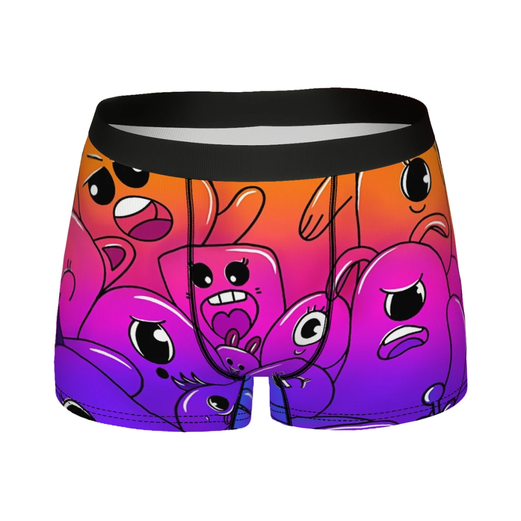 Doodle Cute Monster  Underpants Breathbale Panties Man Underwear Sexy Shorts Boxer Briefs