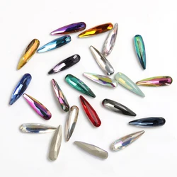 4x15mm 4331 Raindrop Fancy Stones Pointback Rhinestones Brooch DIY Crystal Glitter Charms for Jewelry Crafts Supplies