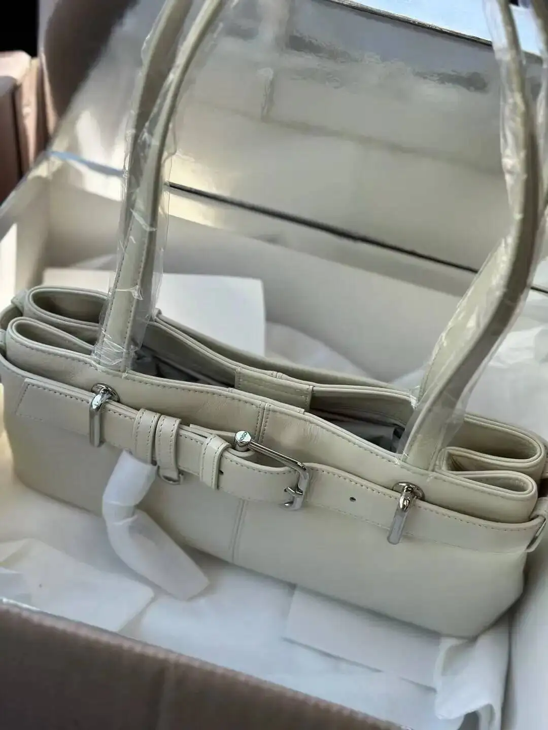 Bloom High Street White Shoulder Bags Women Hot Girls Leather Y2k Handbag Ladies Retro Moto Biker Underarm Bag Bolsos De Mujer