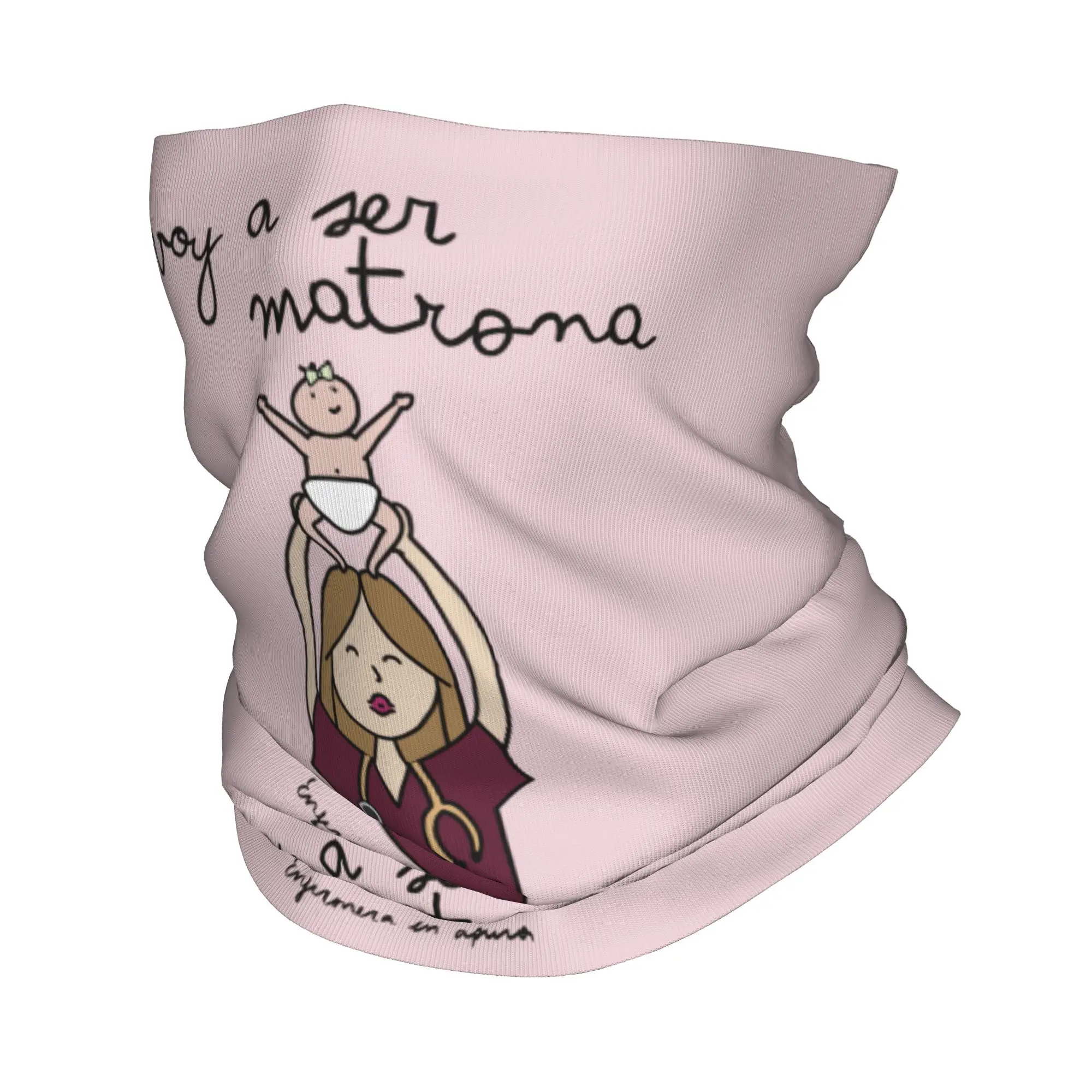 Enfermera En Apuros Doctor Nurse Medical Winter Headband Neck Warmer Women Men Ski Cycling Tube Scarf  Face Bandana Gaiter