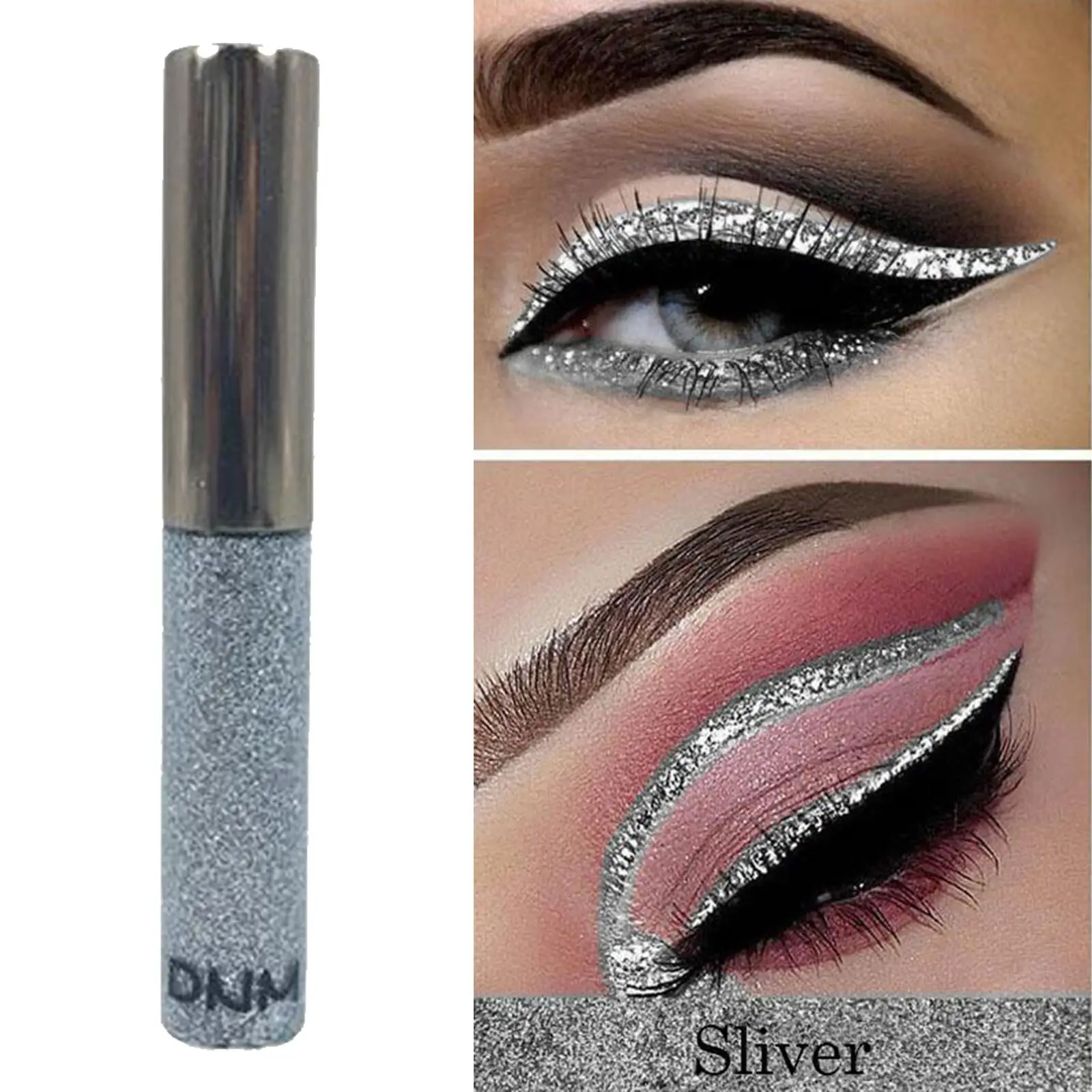 Confezione da 2-6 Eyeliner liquido glitterato Shimmer Metallic Shimmer Eyeshadow 2