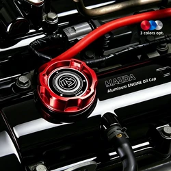 Aluminum ENGINE Oil Cap For MAZDASPEED RACING RX8 RX7 MIATA MAZDA PROTEGE 626 323 MX3 BP 13B OIL FILLER CAP JDM