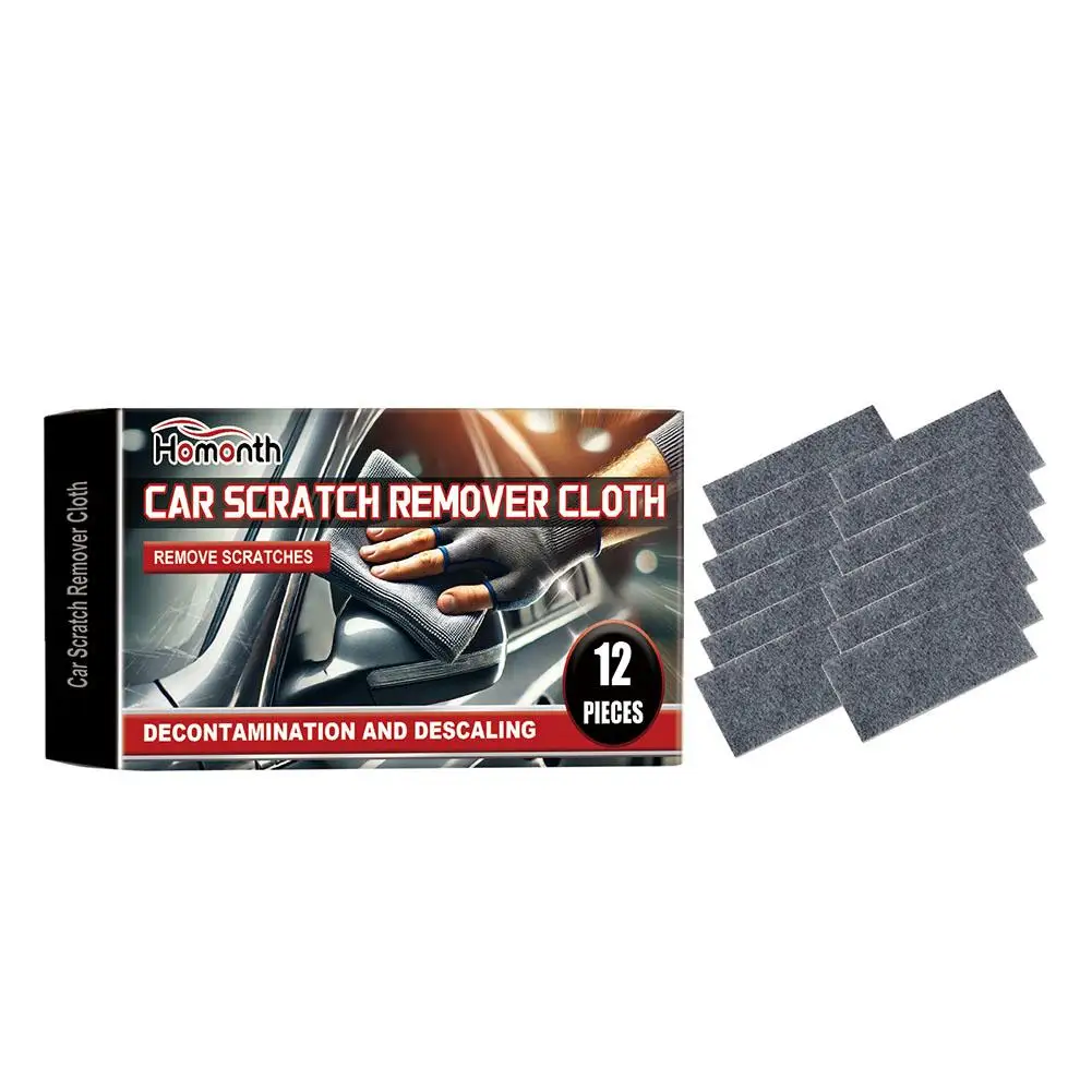 Magic Car Scratch Repair Pano, Polimento Ferramenta de Superfície, 12Pcs, Removedor Acessório, M Q3U1