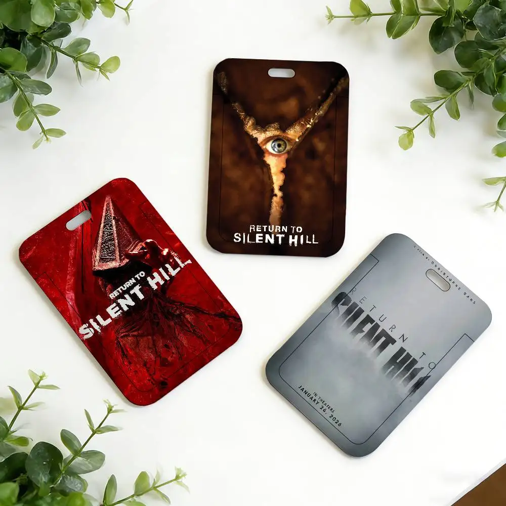

Держатель для пропуска/карты «Возвращение в Сайлент Хилл 2026» с ремешком на шею, подвеской и держателем для пропуска для девушек