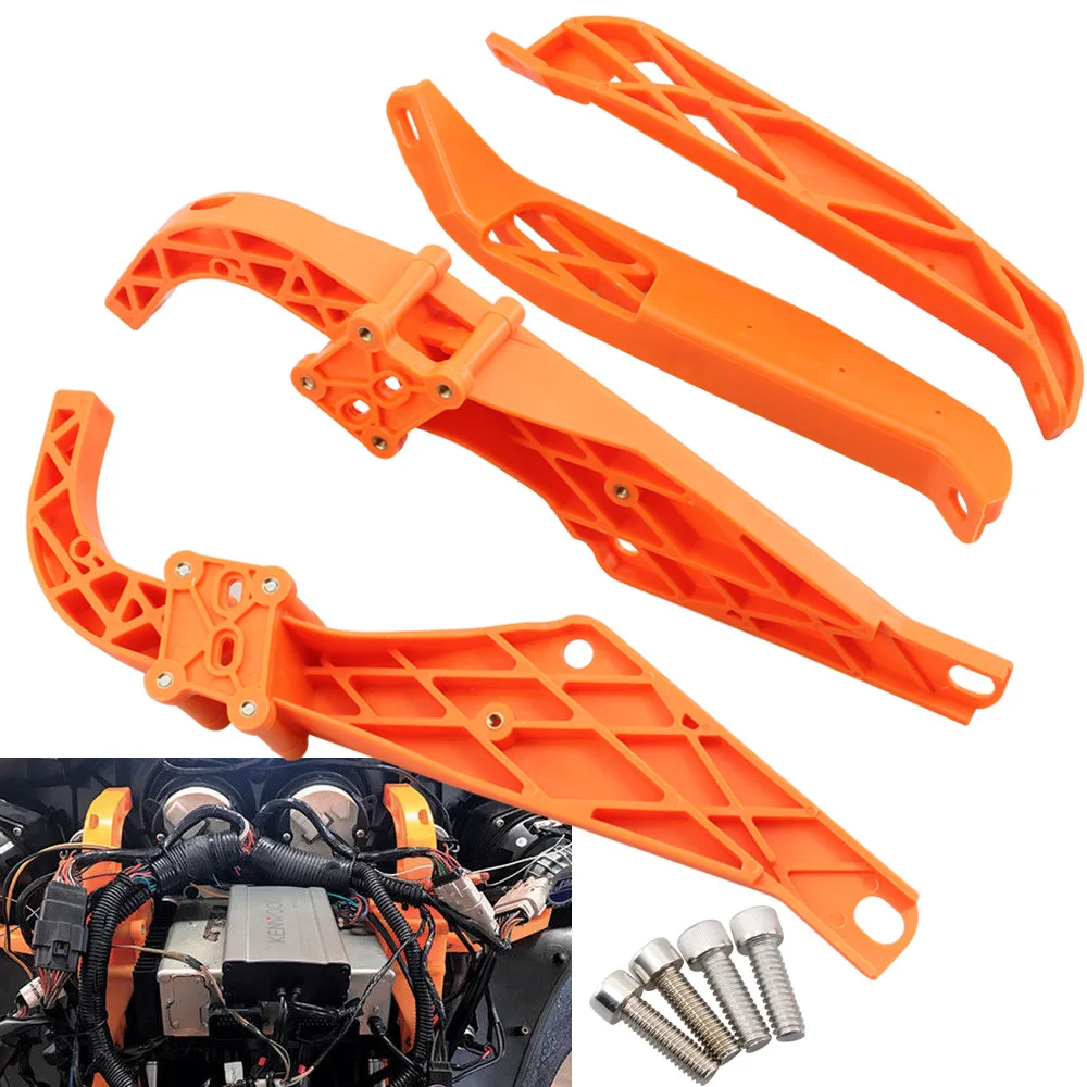 

Batwing Fairing Dresser Support Bracket Speaker Support For Harley Touring Electra Glide Street Glide Tri Glide 1996-2013 Orange