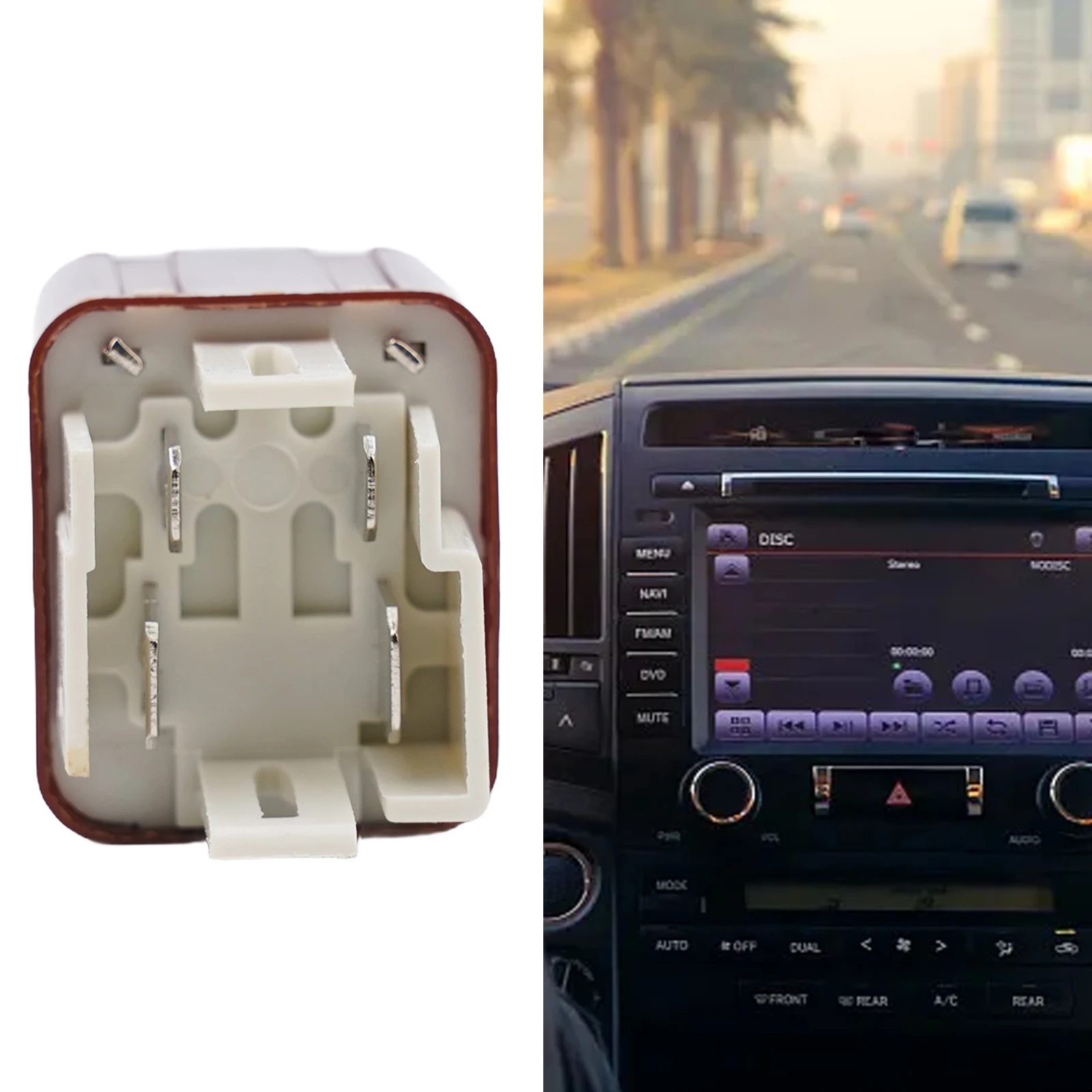 랜드 크루저 75 시리즈 물 탱크 팬 릴레이 용 Toyota 용 12V 4Pin 90987-02006 056700 -6912 90987-02011 자동차 액세서리