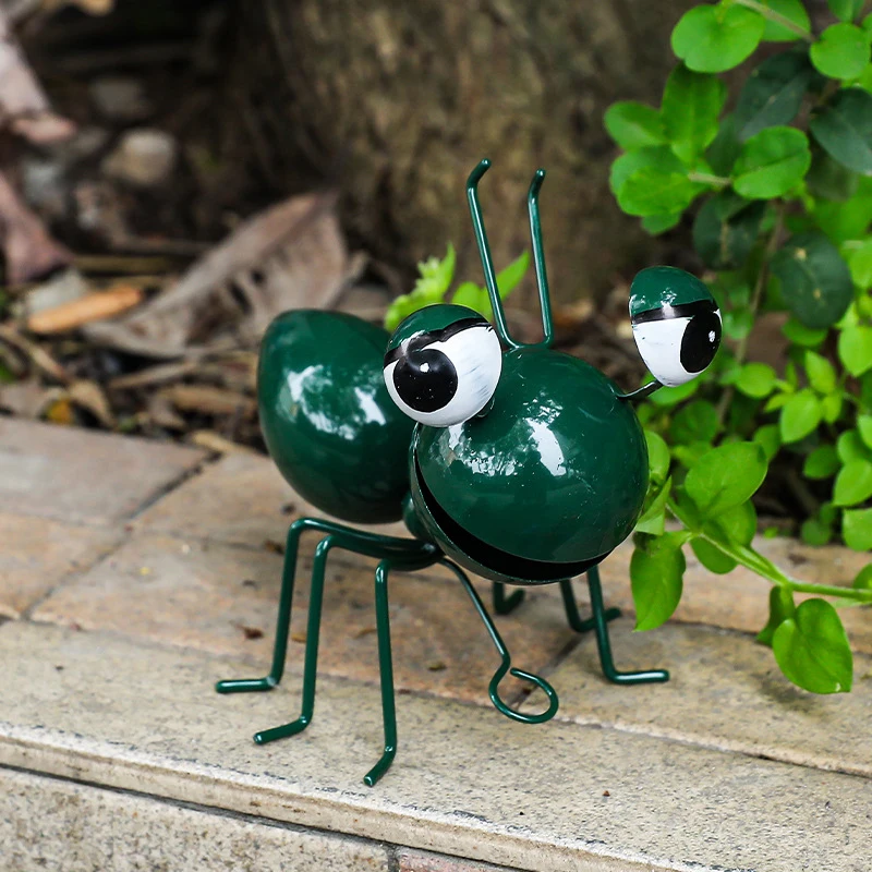 1PC New Ant Decor Outdoor Garden Cute Insect Metal Ant Living Room Garden Decoration Products