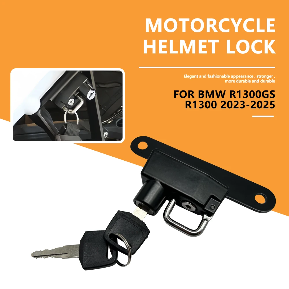 

For BMW R1300GS R 1300 R1300 GS GS1300 2023-2025 Motorcycle Accessories r300gs Helmet Lock Side Anti-theft Security with 2 Keys