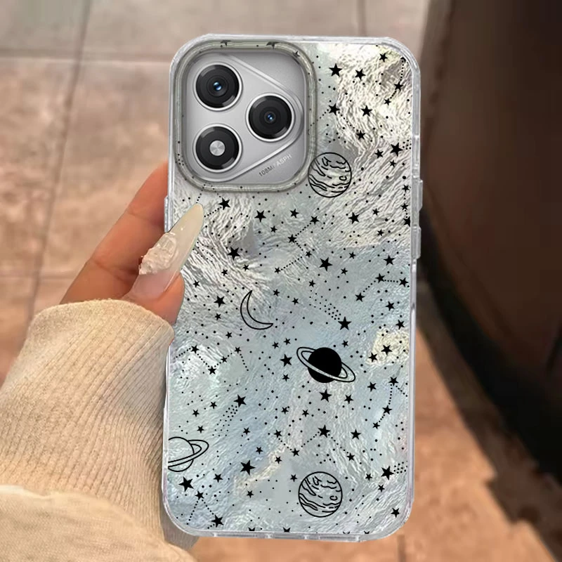 ل Honor 400 200 Pro Migic6 7 5 70 Lite 90 Smart X9b X8b X8c X9a X9c X7c X8a X7B 5G الفضاء السماء المرصعة بالنجوم دوامة نمط جراب هاتف #4