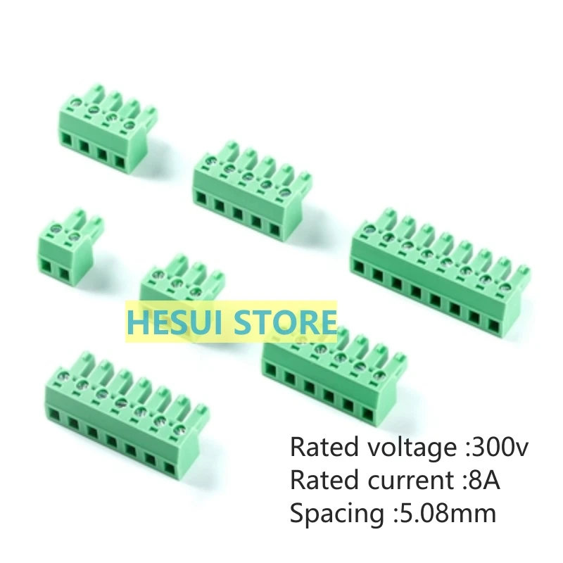 10 PCS KF2EDG15K-5.08-2/3/4/5/6/7/8P Plug 5.08mm pitch Plug type terminal