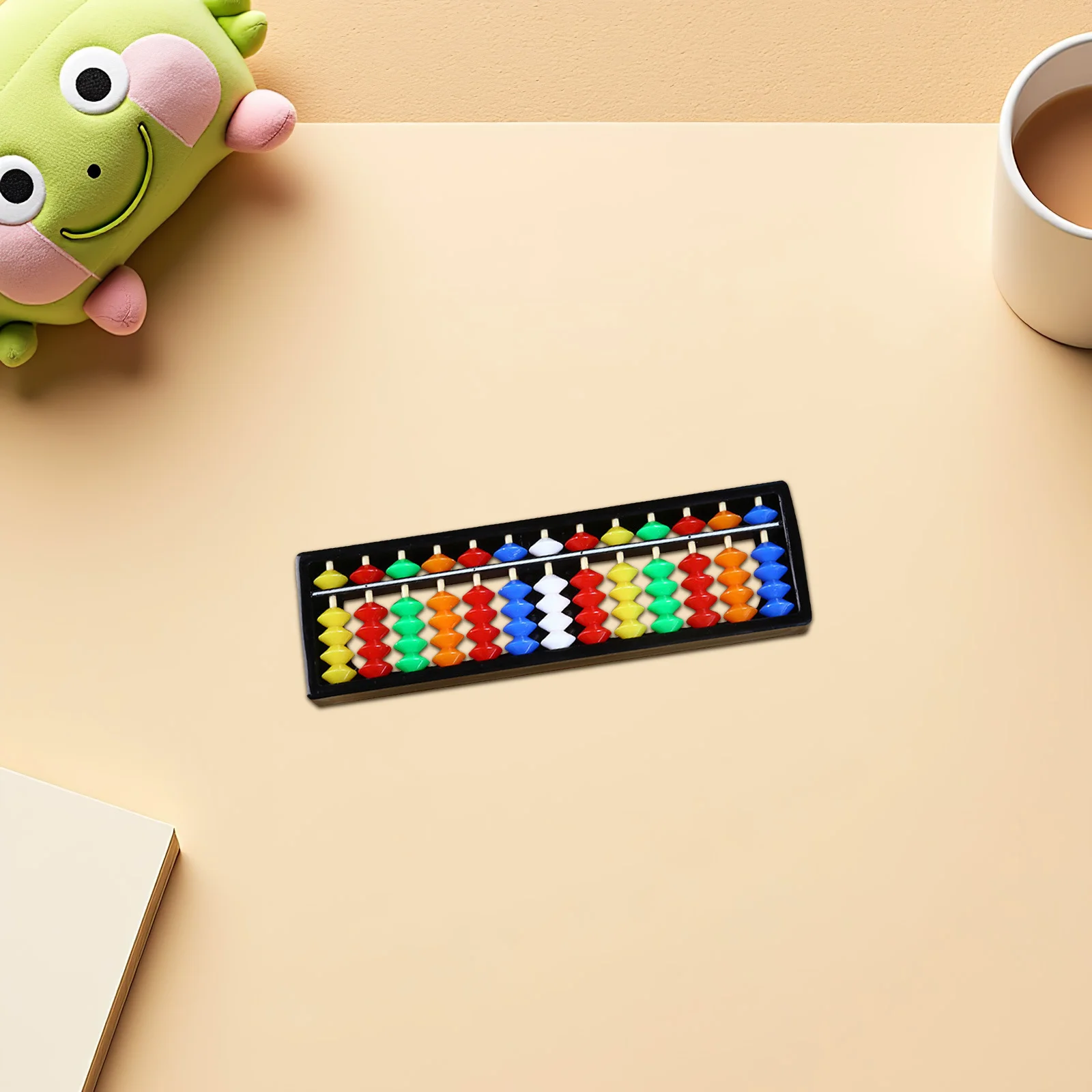 2 Stuks Kleurrijke Plastic Abacus Kids Math Learning Tool voor Thuis Klas Hersenontwikkeling Kids Abacus Vroeg Educatief Speelgoed