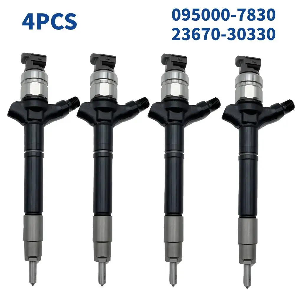 4X 23670-30330 Fuel Injector 095000-7830 for Toyota Dyna 3.0 d4d 1KD-FTV 3.0 LTR