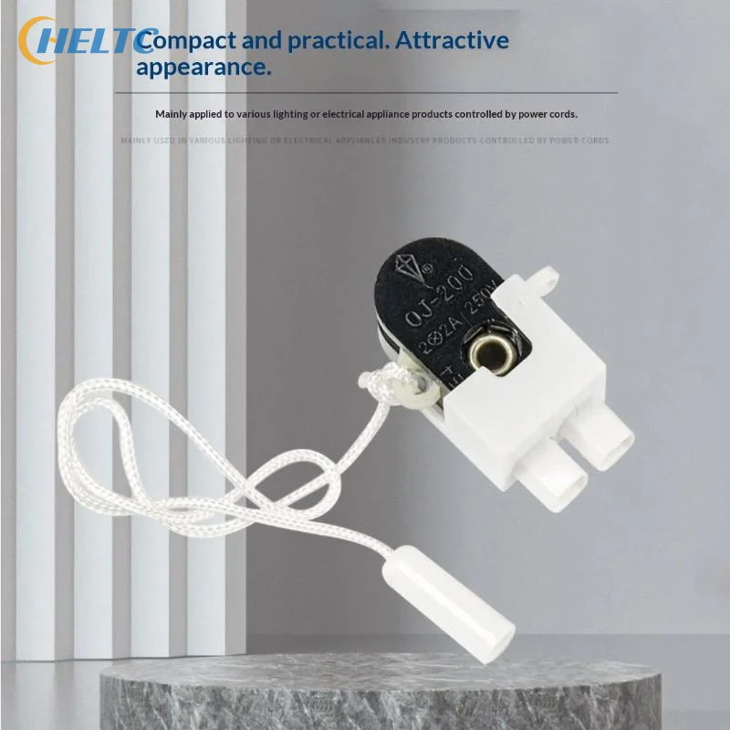 1/2/3Pcs Pull Cord Wall Light Switch With Cord Rotating Pull Cord Switch For Table Lamps Floor-Lamps Pull Cord Switch