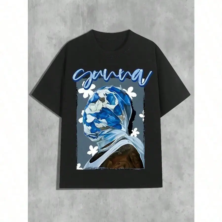 

Letter Print Graphic T Shirt, Breathable Short Sleeve Crew Neck Summer Tee, High-quality Fashionable Streetwear