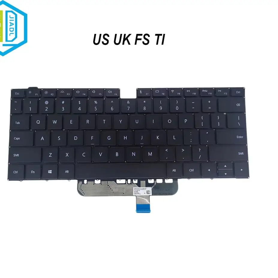 NE PO IT FS US UK TI SP GR FR HU TR Backlit Keycap Keyboard For Huawei MateBook 14 15 D14 KLW-W09 W29 KLVC-WFE9L WAH9L HBL-W19