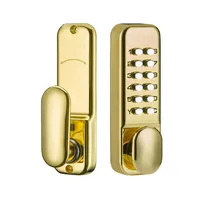 Zinc Alloy Keyless Door Lock, Mechanical Combination Lock, Door Handle Security Code Lock, Door Hardware Accessories