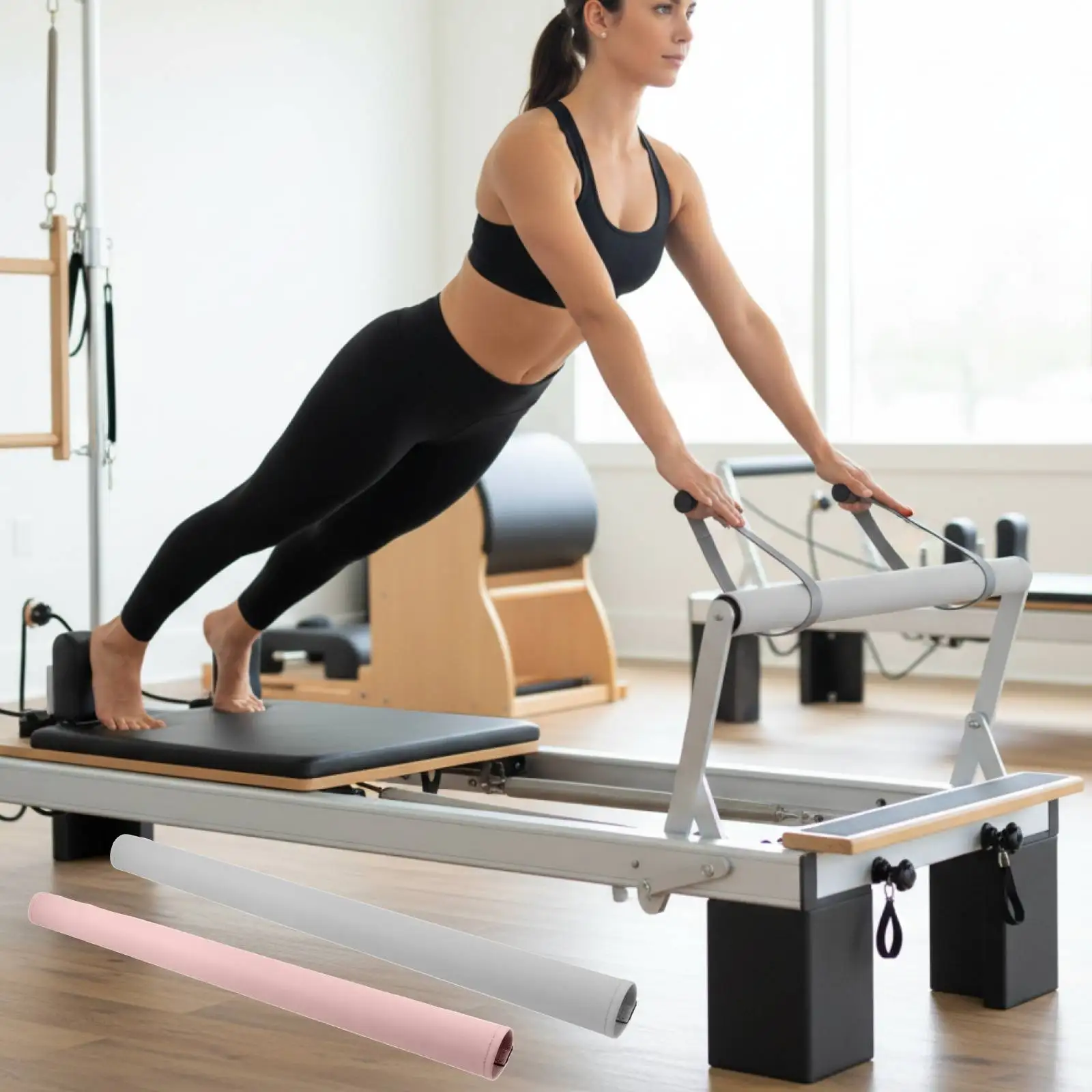 Bar Cover Footbar Sleeve Bar Protector Push Rod Cover for Pilates Reformer Machine Home Gym Workout Exercise Accessories