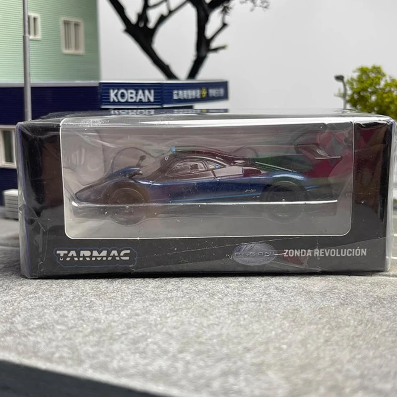Tarmac Works 1:64 R Zonda سبيكة محاكاة نموذج سيارة مجموعة ثابتة مزينة هدايا العيد اللعب