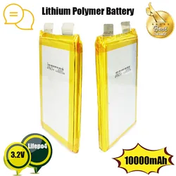 New 1282138 Lifepo4 Polymer 10000mAh 3.2V Lithium Iron Phosphate Battery High Capacity for Electric Bike Tablet GPS DVD